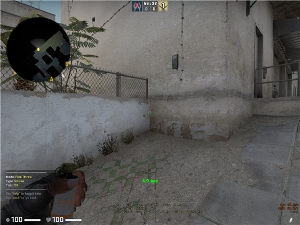 《CSGO》实战Dust2常规烟雾弹技巧