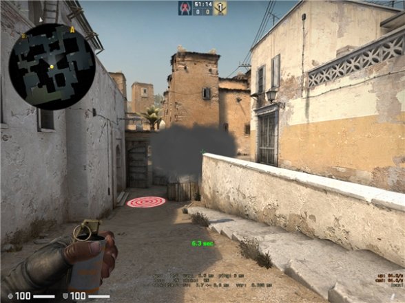 《CSGO》实战Dust2常规烟雾弹技巧