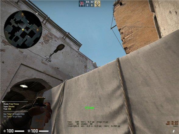 《CSGO》实战Dust2常规烟雾弹技巧