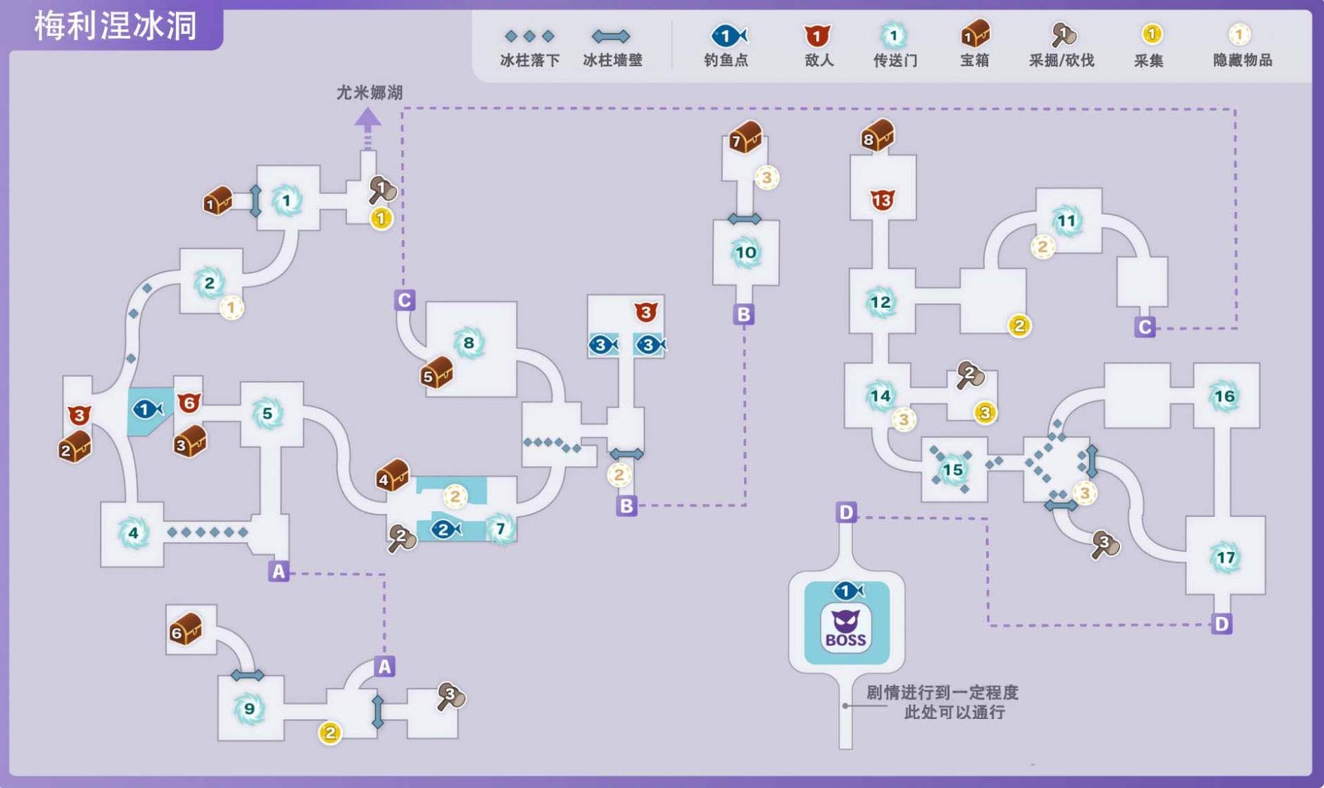 《符文工房5》梅利涅冰洞有哪些鱼类