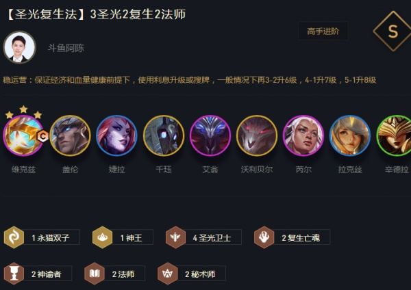 云顶之弈攻略阵容s5装备怎么样