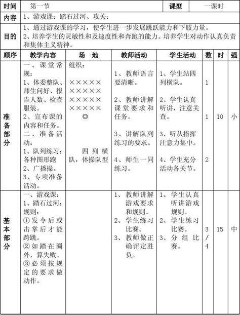 如何设计有趣的体育游戏教案