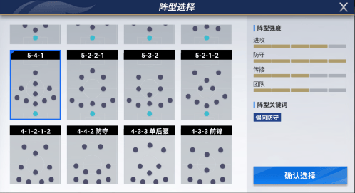 《绿茵信仰》新手阵型推荐