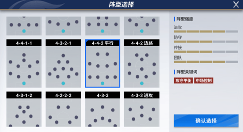 《绿茵信仰》新手阵型推荐