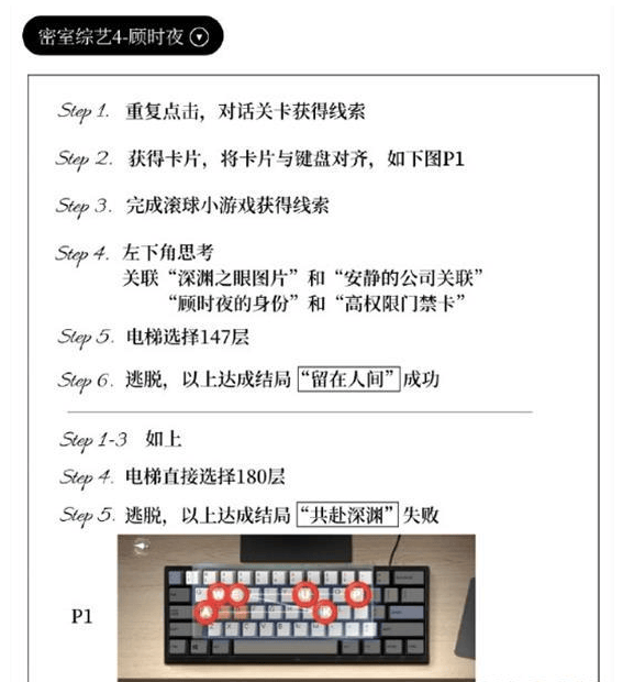 《世界之外》密室综艺解谜攻略