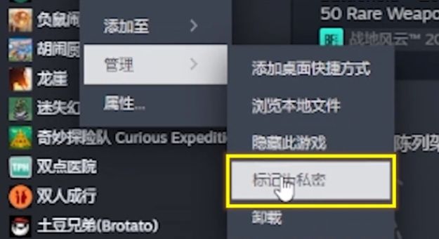 《steam》游戏隐藏攻略