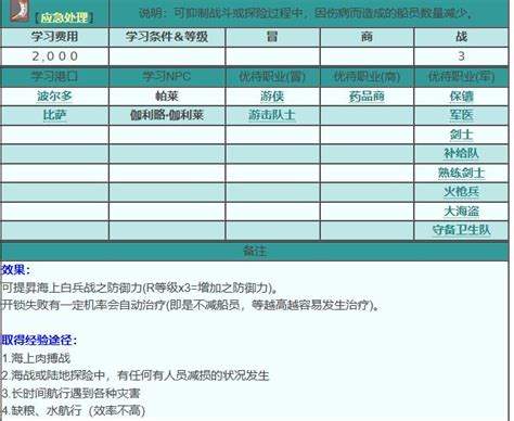 《大航海无双》五大职业深度解析：哪五大职业风格引领潮流