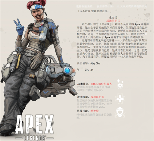 apex英雄全人物图鉴 apex英雄英雄背景与技能介绍汇总