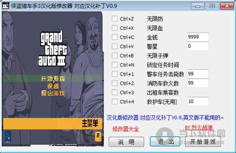 GTA3修改器：打造专属游戏体验，如何自定义玩法与解密隐藏内容