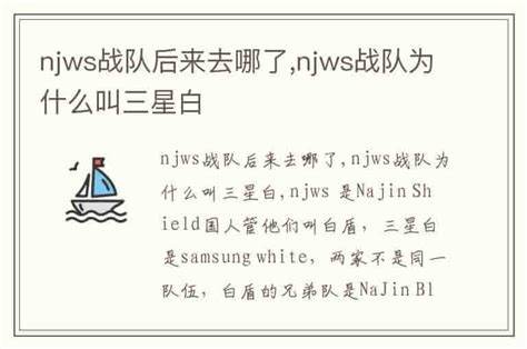 NJWS战队：电竞赛场新贵，如何成为黑马