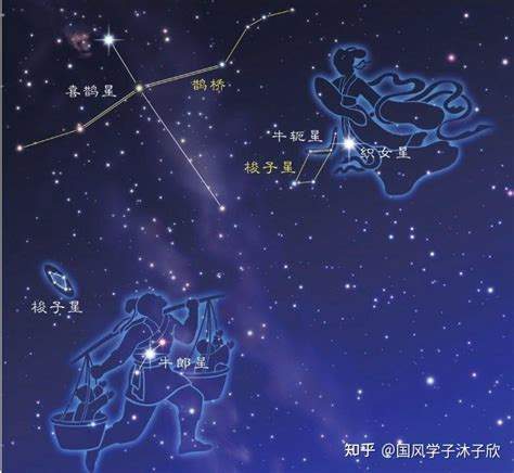 牛郎星和织女星分别属于哪两个星座揭秘牛郎星与织女星间的爱情传说