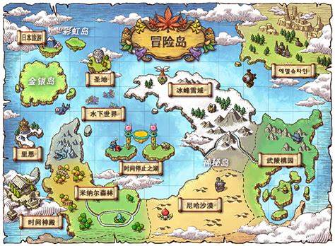 如何探索《冒险岛Online》新加岛地图