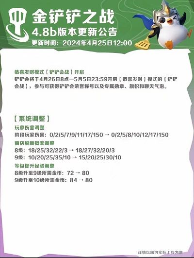 恭喜发财模式什么时候回归 金铲铲之战s11恭喜发财模式限时回归