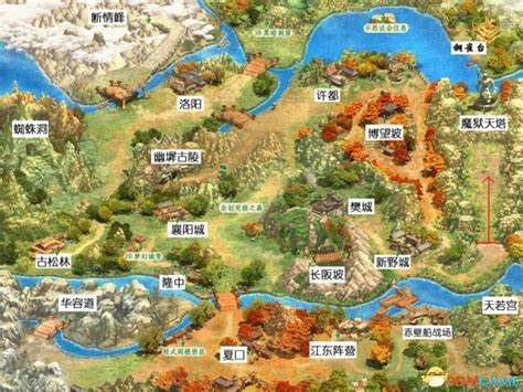 《幻想三国志》各迷宫地图