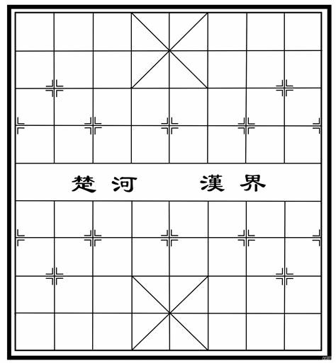 如何自画象棋图纸图片大全大图