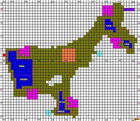 《信长之野望13天道》支城位置示意图