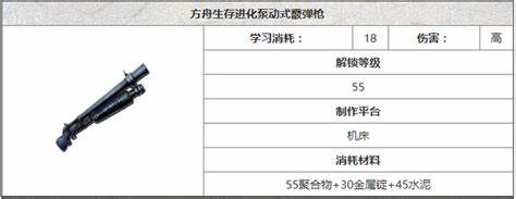 方舟生存进化传说泵动式霰弹枪-方舟生存进化传说泵动式霰弹枪图纸怎么得