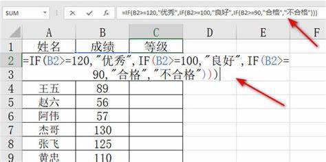 excel表格if函数怎么用excel表格if函数怎么用区间